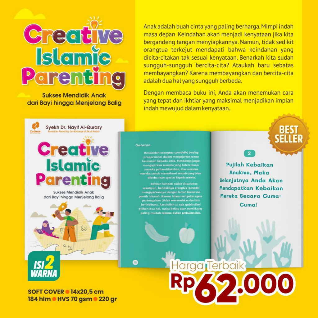 buku Creative Islamic Parenting -- Zaduna || Syekh Dr. Nayif Al-Qurasy