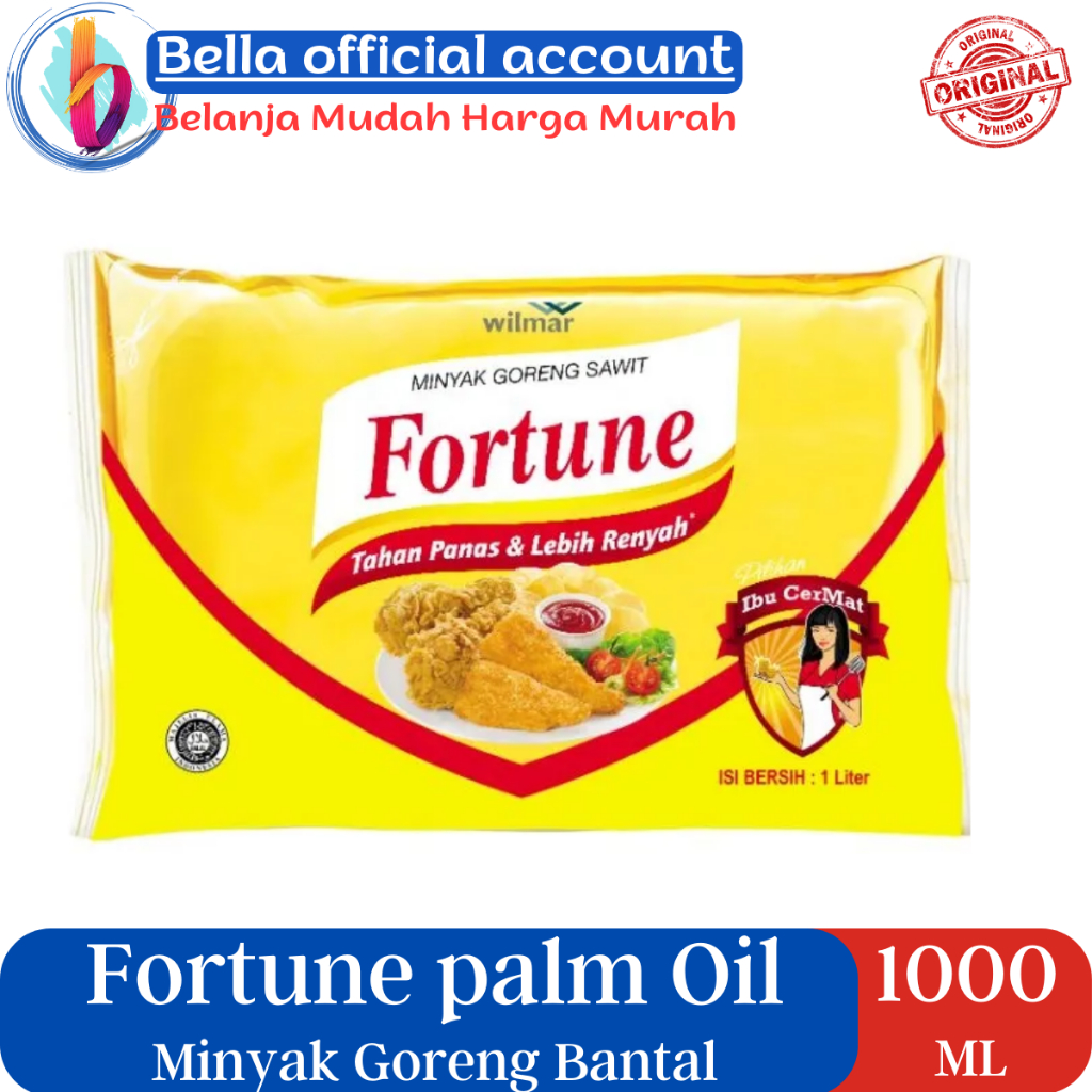 

Fortune Pillow Pack Bantal Minyak Goreng 1 Liter