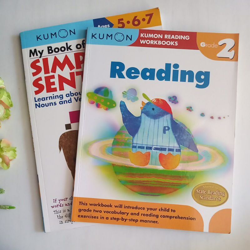 buku anak Kumon bahasa inggris preloved