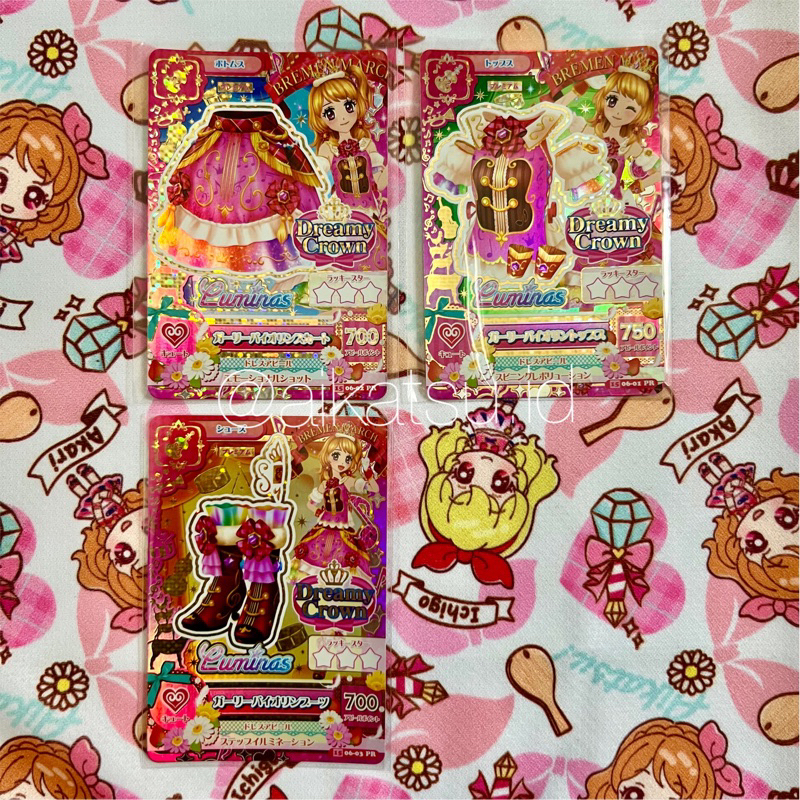 Kartu Aikatsu Jepang Premium Girly Violin Set No Acc