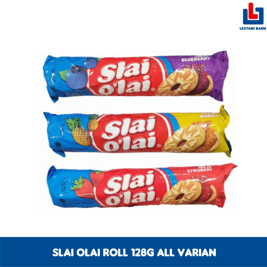 

Roma Biskuit Slai Olai Roll 128g All Varian