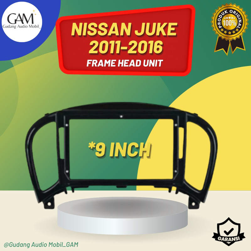 FRAME HEAD UNIT 9 INCH NISSAN JUKE 2011-2016