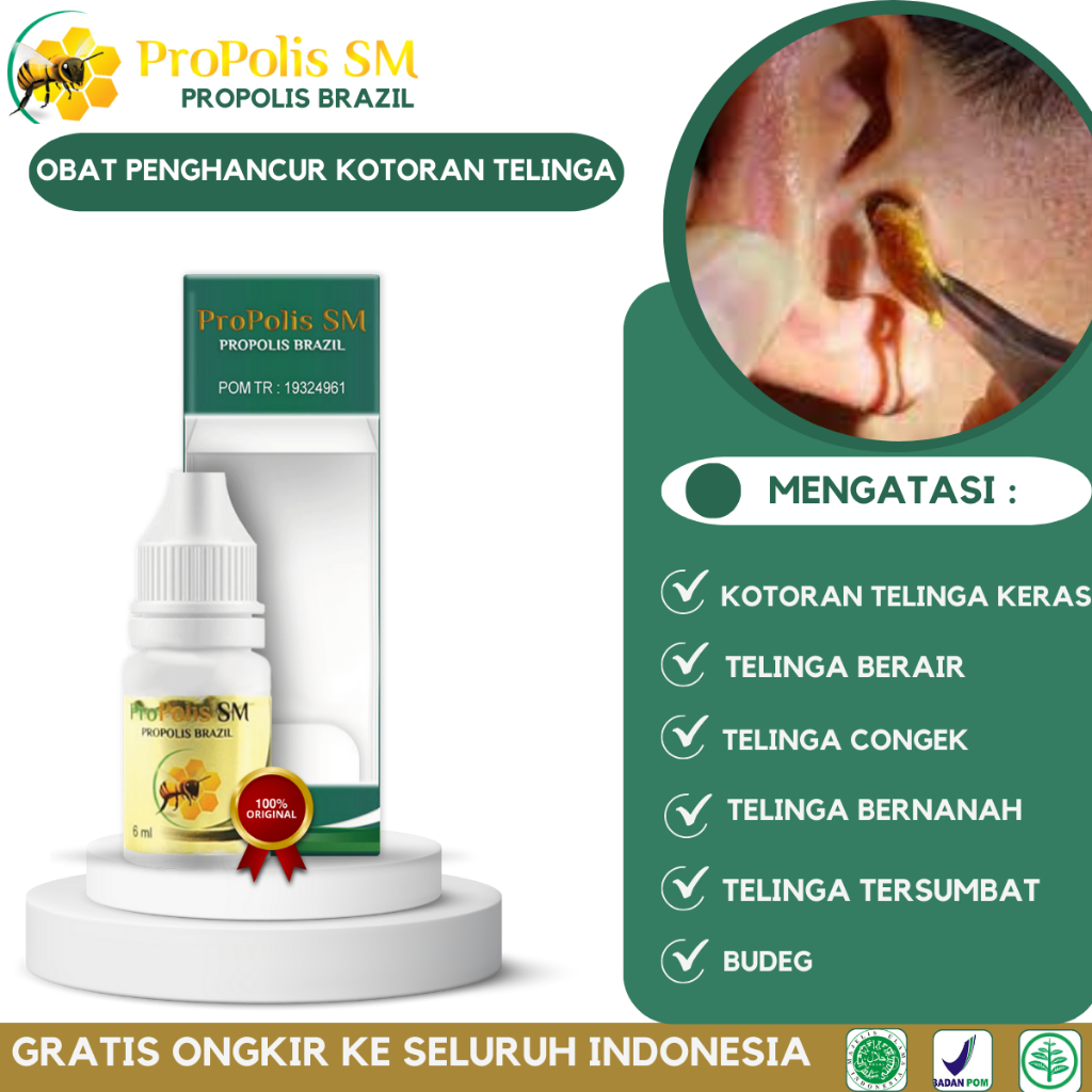 Obat Tetes Penghancur Kotoran Telinga Menggumpal, Kotoran Telinga Keras, Pelunak Kotoran Telinga Ker