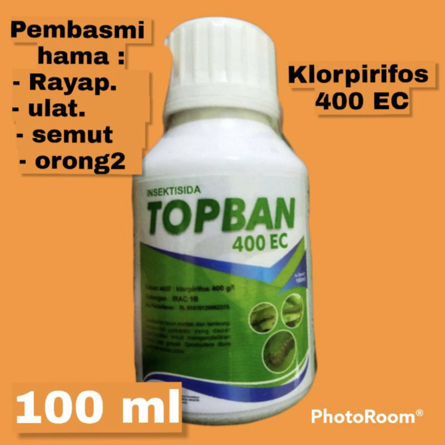 TOPBAN 400EC 100 ML INSEKTISIDA Ulat rayap