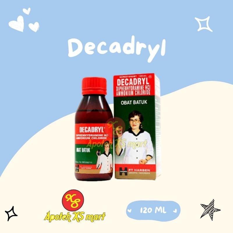 DECADRYL SYRUP - MEREDAKAN BATUK BERDAHAK KARENA ALERGI