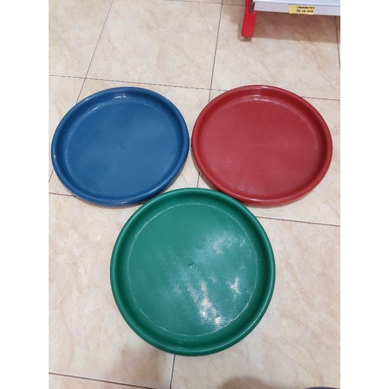 Tampah plastik bulat kecil/Nampan bulat