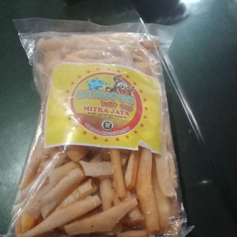 

kerupuk rambak kulit sapi 500 gr