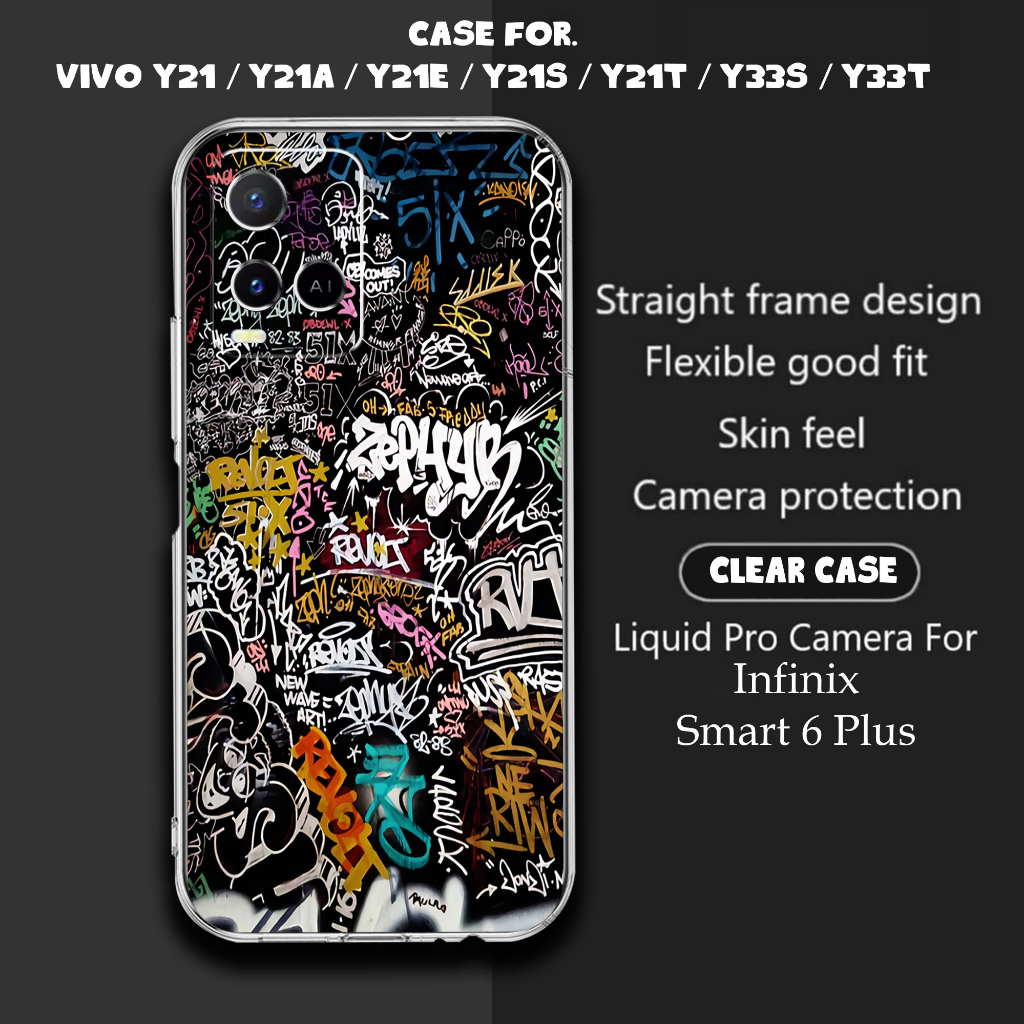 CASE VIVO Y21 / VIVO Y21S / VIVO Y21T / VIVO Y21A / VIVO Y21E / VIVO Y33T / VIVO Y33S MOTIF [SWAG] T