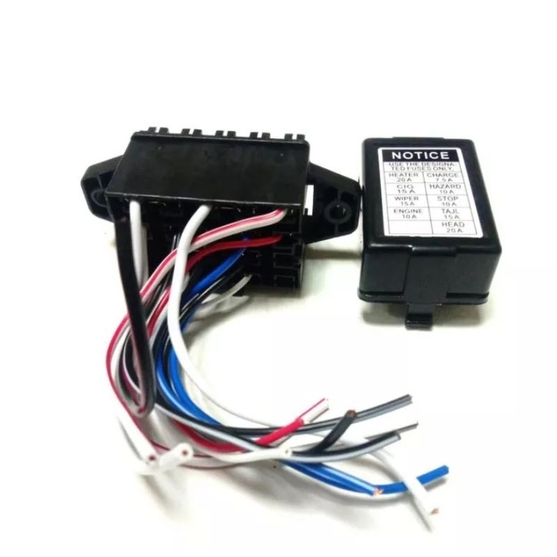 fuse box mobil toyota kijang super kf40 5k