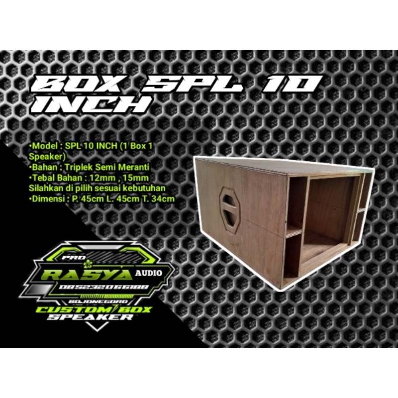 SPL 10 INCH | BOX SPL 10 INCH | BOX SPL CUSTOM