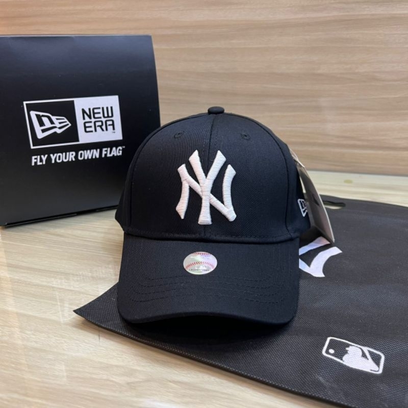 Topi NY MLB New Era Original White Logo | With Box