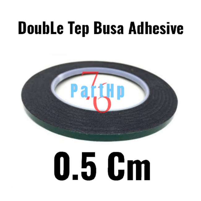 

Foam Busa Double Tape lebar 0.5 Cm - Lem Adhesive - Dobel Tip Double Tep