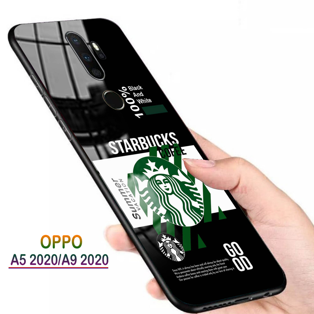 Softcase Glass Kaca OPPO A5 2020, A9 2020 - Casing HP OPPO A5 2020, A9 2020 [ S73 ].