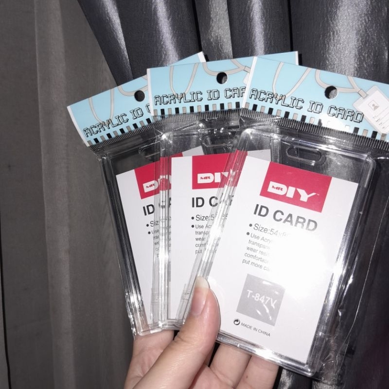 [MIN. BELI 10K] toploader sultan acrylic photocard pc holder mr. diy kpop kartu foto polaroid