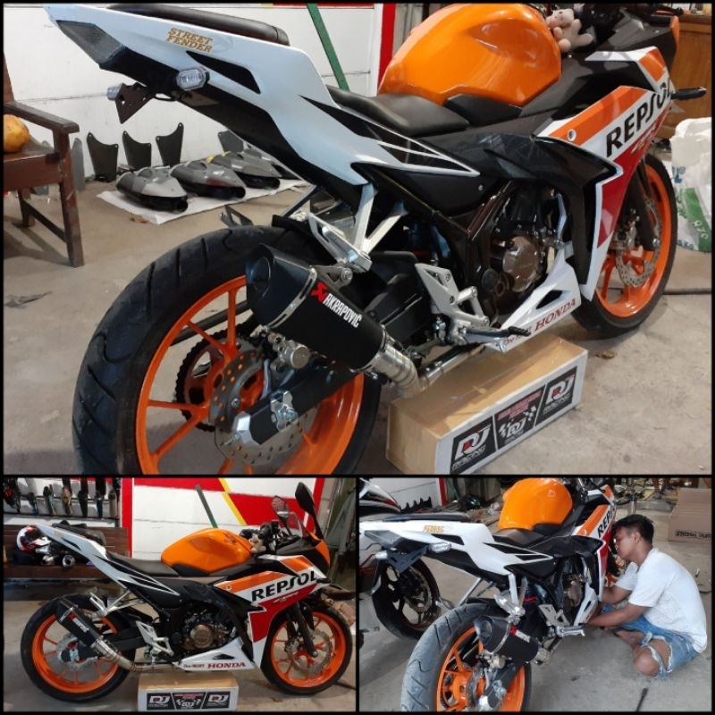 Knalpot akrapovic cbr 150 facelift cb150r cbr k45