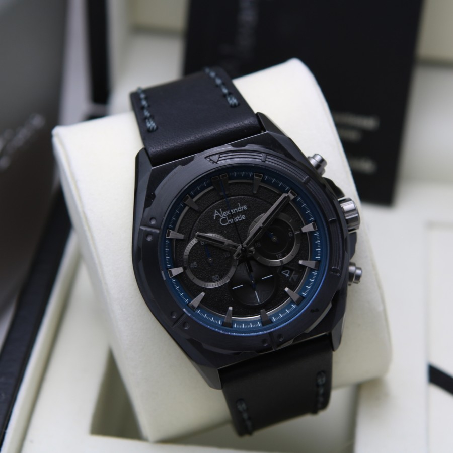 JAM TANGAN PRIA ALEXANDRE CHRISTIE AC 6664 AC6664 ORIGINAL KULIT