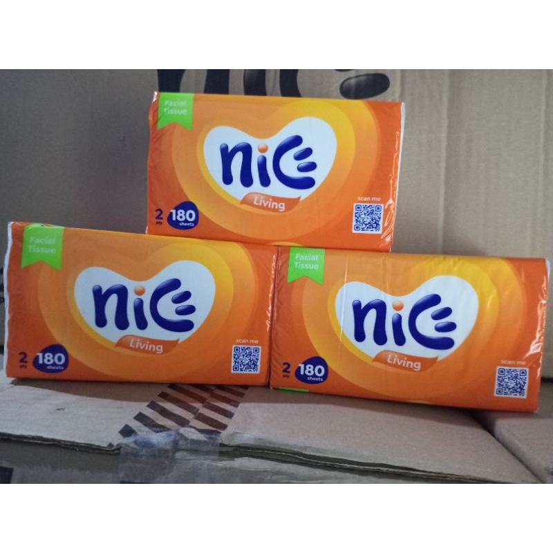 Tissue nice 180sheets(paket 3pcs)