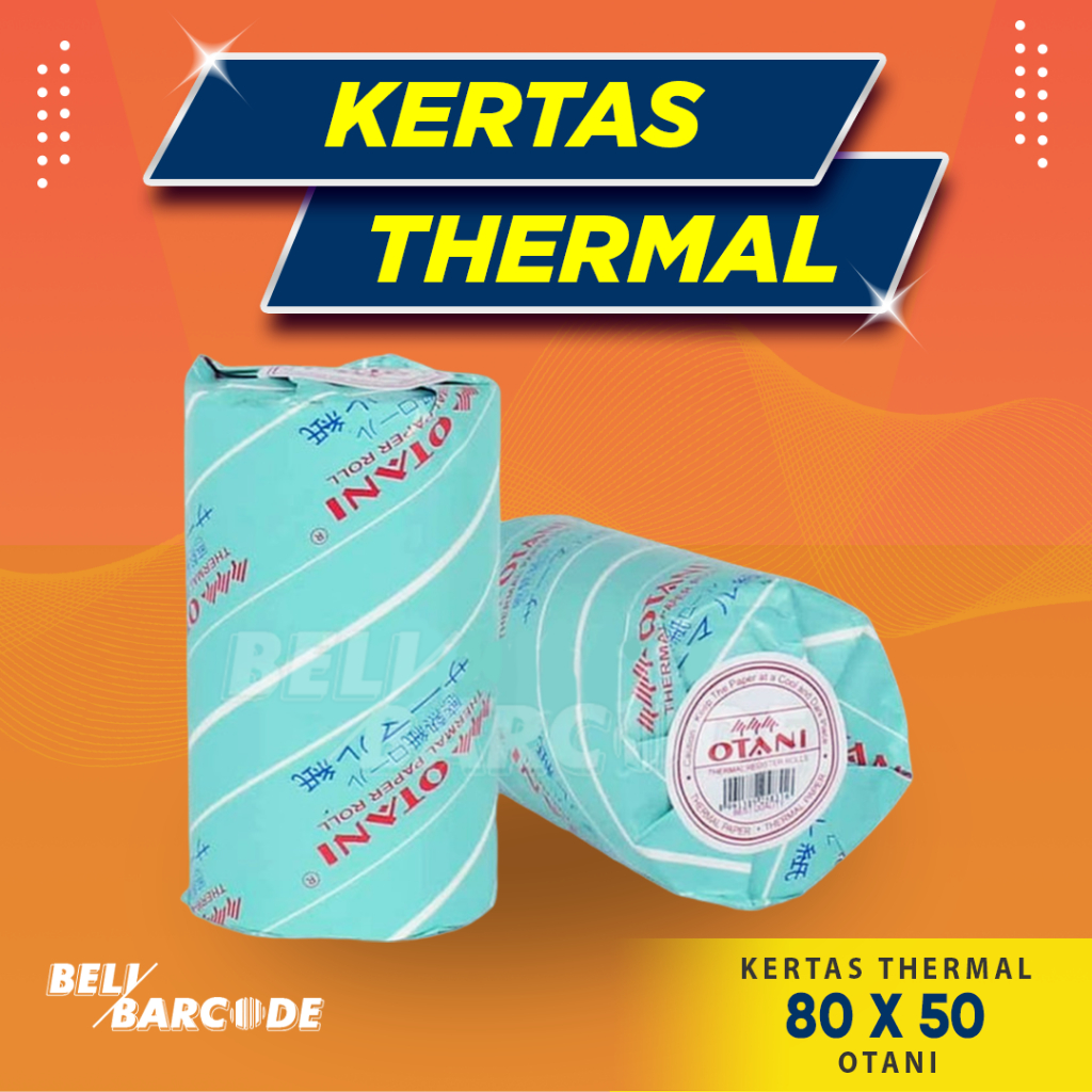 

80 x 50 mm Kertas Thermal 80x50mm Paper Roll Struk Kasir 80mm