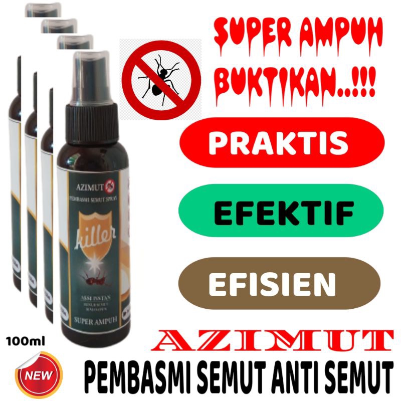 AZIMUT 100ML OBAT SEMUT RACUN SEMUT CAIRAN PEMBASMI SEMUT OBAT RACUN SEMUT OBAT PENGUSIR SEMUT