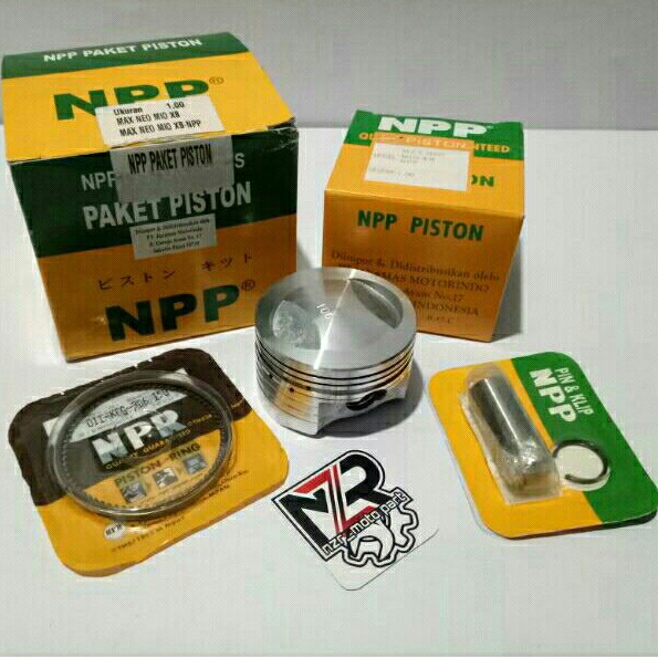 PISTON KIT//SEHER SET RING BORE UP PEN 15 57/57,5/58/58,5/59 MM MIO XB//YAMAHA MIO SPORTY SMILE/GARN