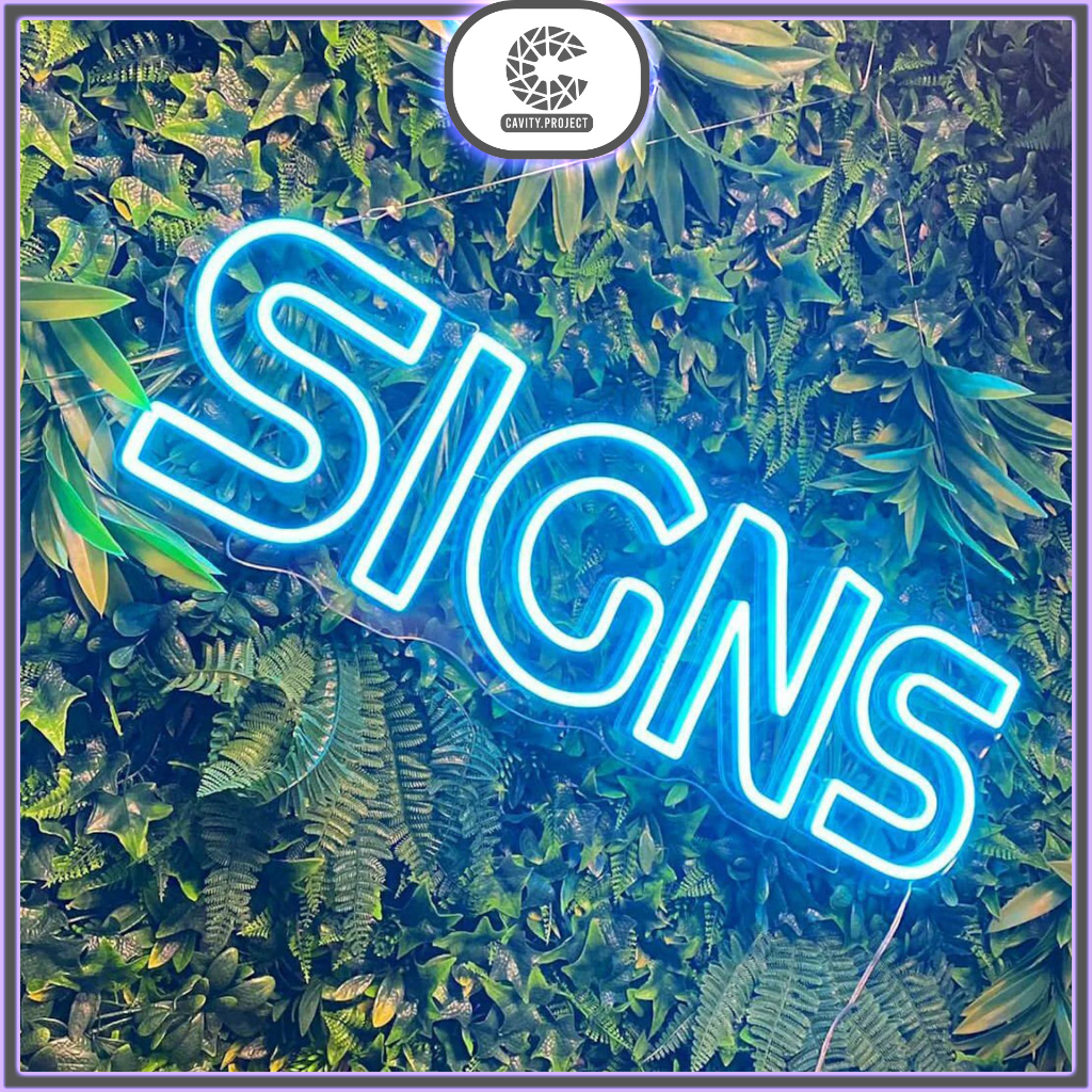 Neon Sign Huruf Latin Custom Neon Flex | LED HIASAN DINDING