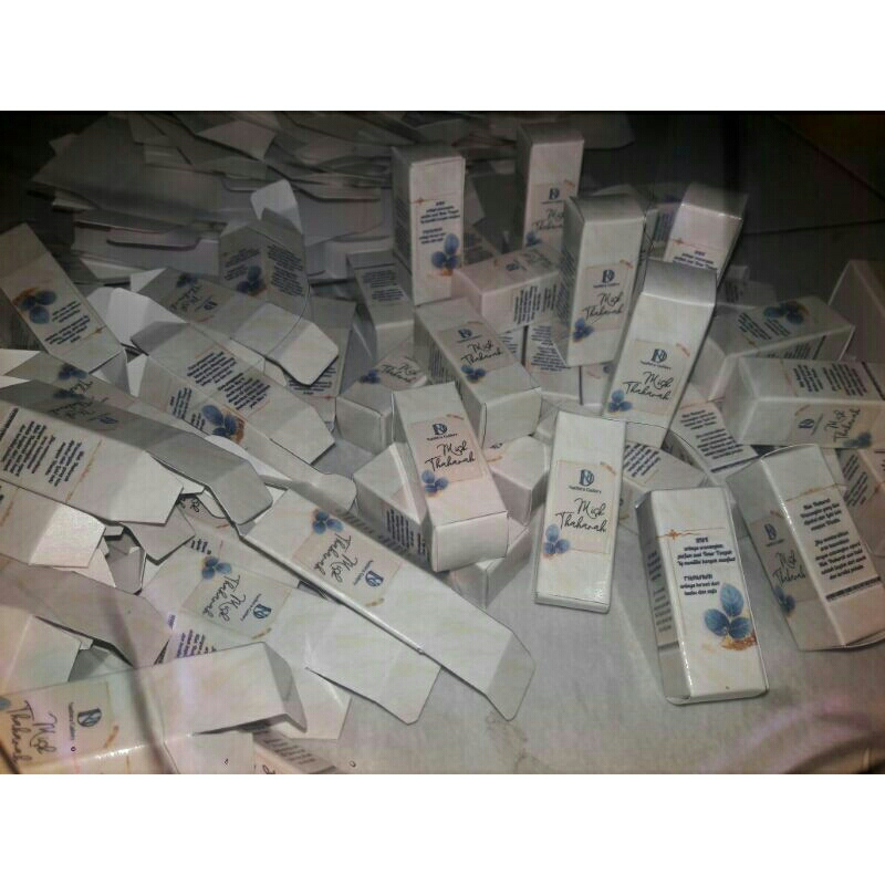 

Dus/box packaging/kemasan produk ukuran 7x3,5x2,5cm desain custom