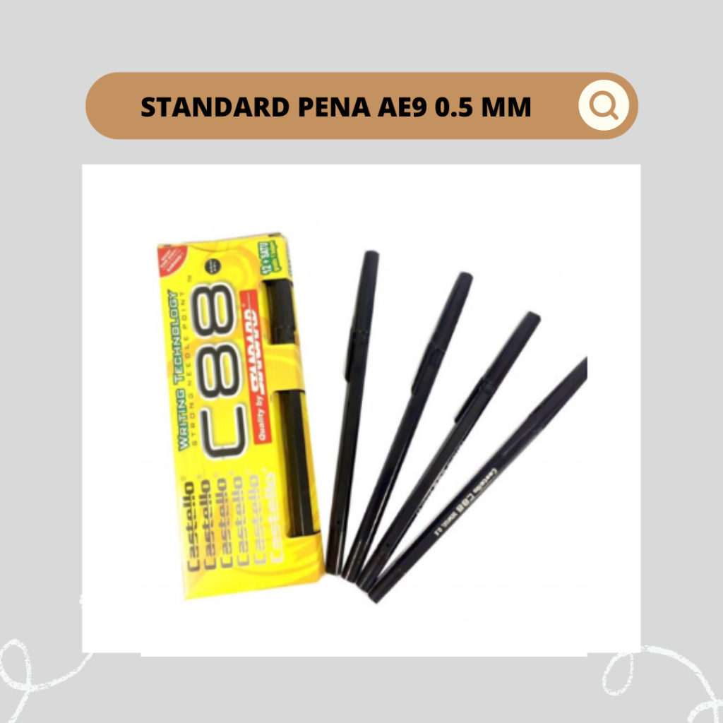 

STANDARD PENA CASTELLO C88 0.5 MM | SATUAN