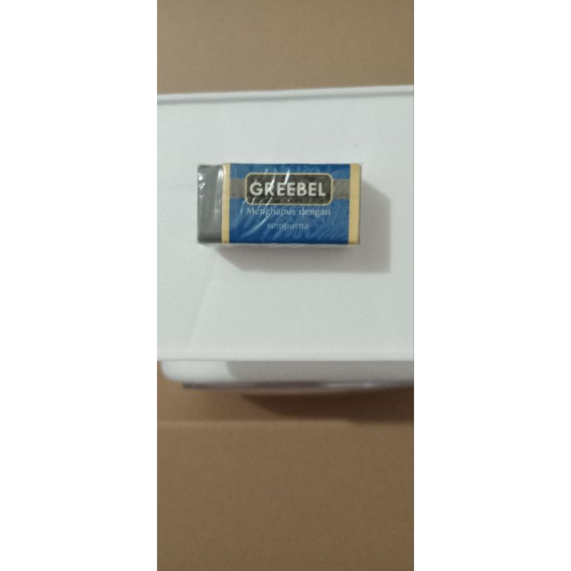 

Penghapus/ setip merk Greebel, ukuran 3,1cmX1,6cmX1,1cm.