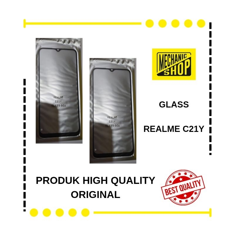 KACA LCD ( AMOLED ) / GLASS OPPO REALME C21Y + OCA