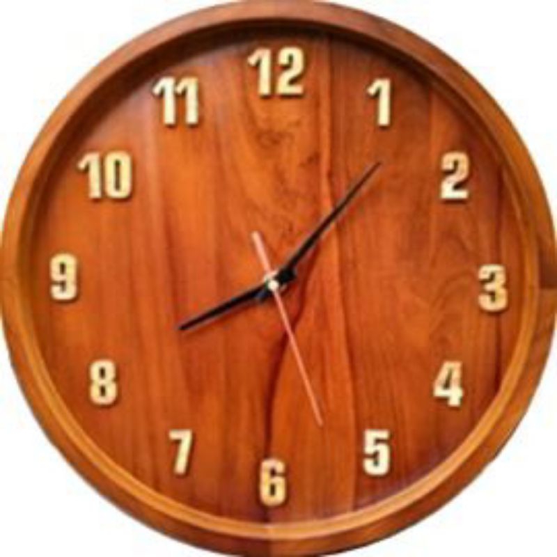 Jam Dinding Kayu Klasik