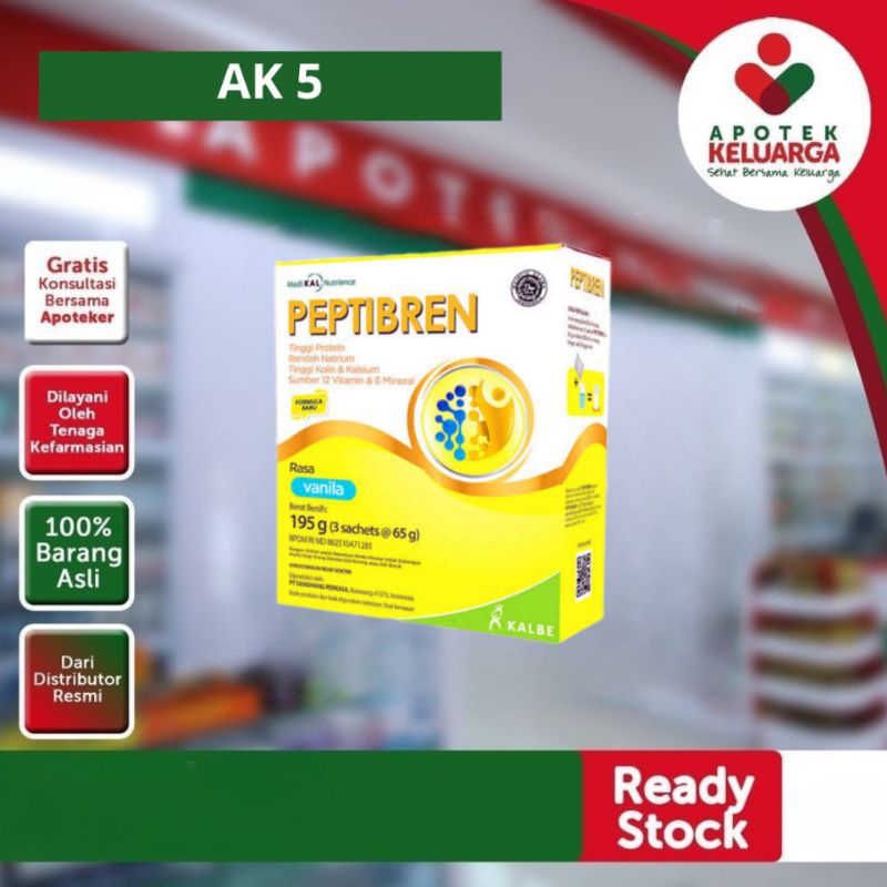 

ORIGINAL_READY BANYAK_PEPTIBREN VANILA 195g #SUSU UNTUK PASIEN MALNUTRISI, STROKE, ALZHEIMER, DEMENSIA (PIKUN)