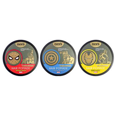 MORRIS POMADE SUPERHERO EDITION - Water Based // JSELECTIV X JHON KOSMETIK // Minyak Rambut Anak MOR