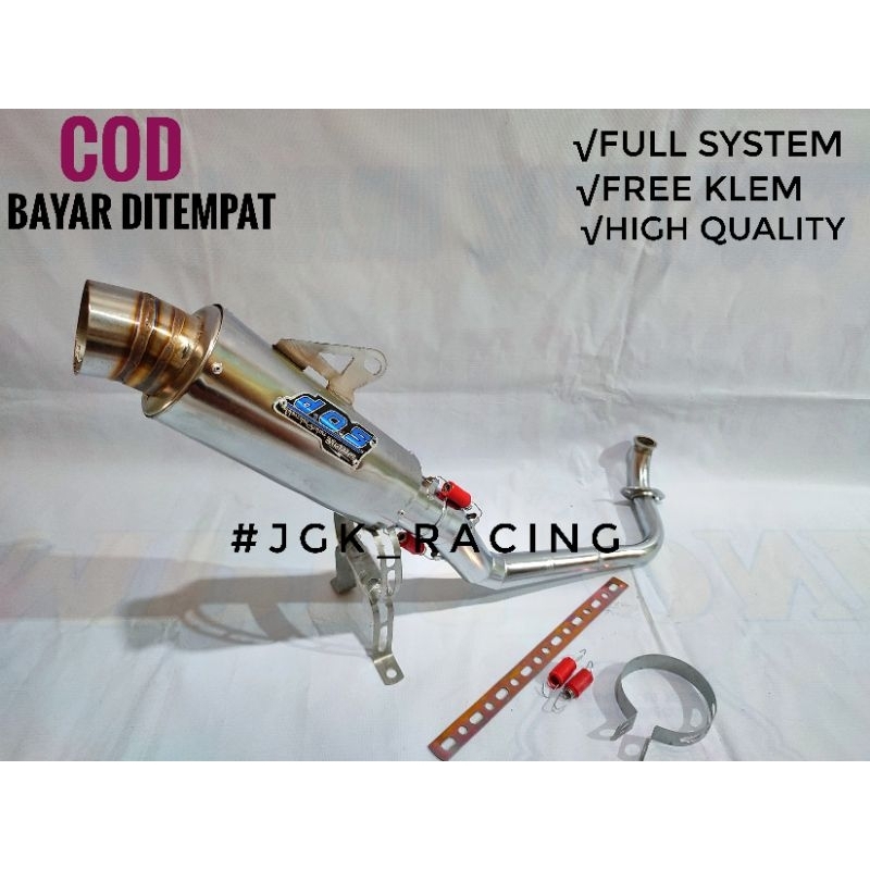 Knalpot racing DOS Vario 110 karbu/techno/fi/vario 125 old/led/vario 150
