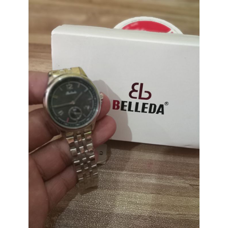 JAM TANGAN WANITA BELLEDA CHRONO DETIK BAWAH