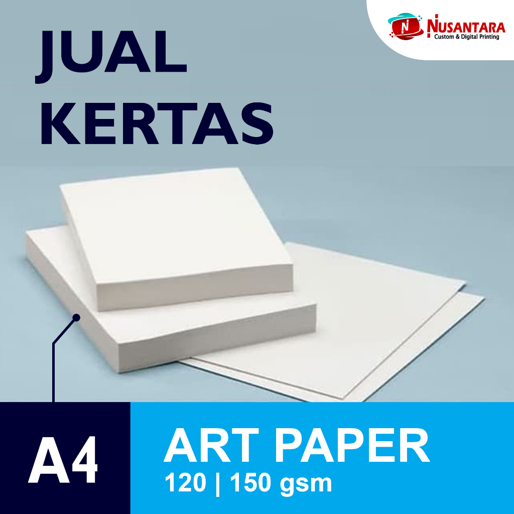 

Jual Kertas Art Paper 150gsm - 1 Pack isi 50 pcs