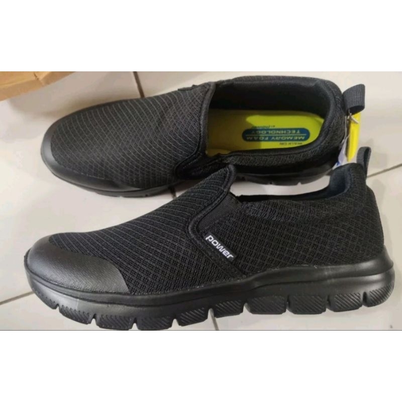SEPATU PRIA POWER By BATA warna hitam fleet mywalk size 41 (setara size 40)