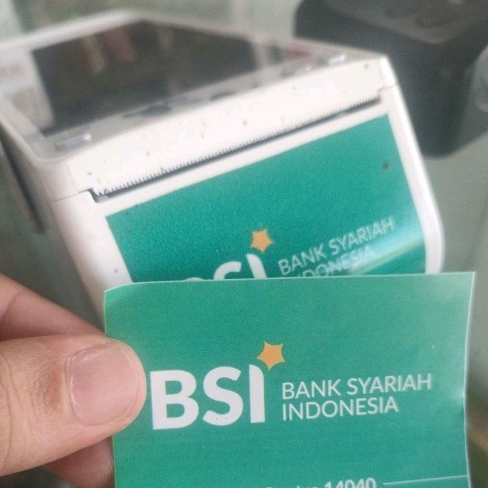 

Stiker untuk mesin kirim uang BSI 3 lembar 10 ribu