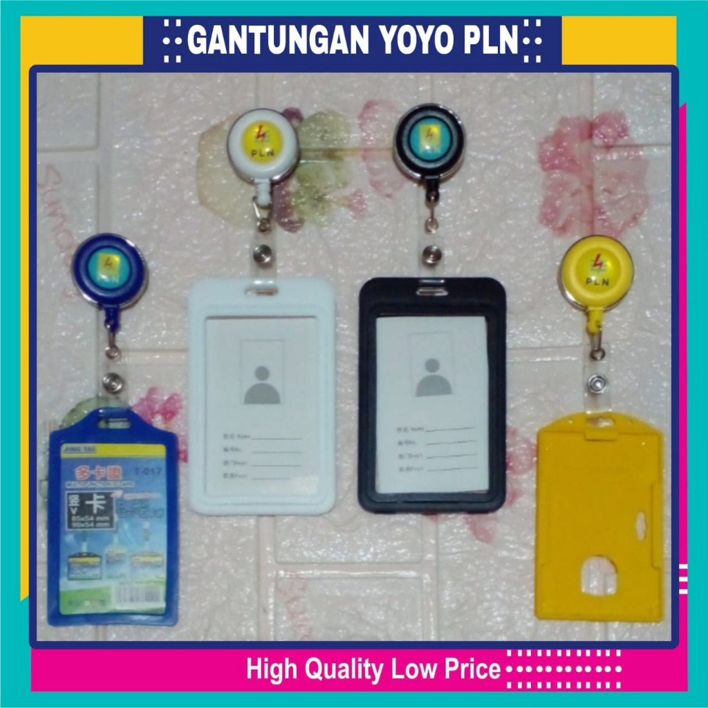 

GANTUNGAN YOYO ID CARD PLN (PERUSAHAAN LISTRIK NEGARA) + TEMPAT ID CARD