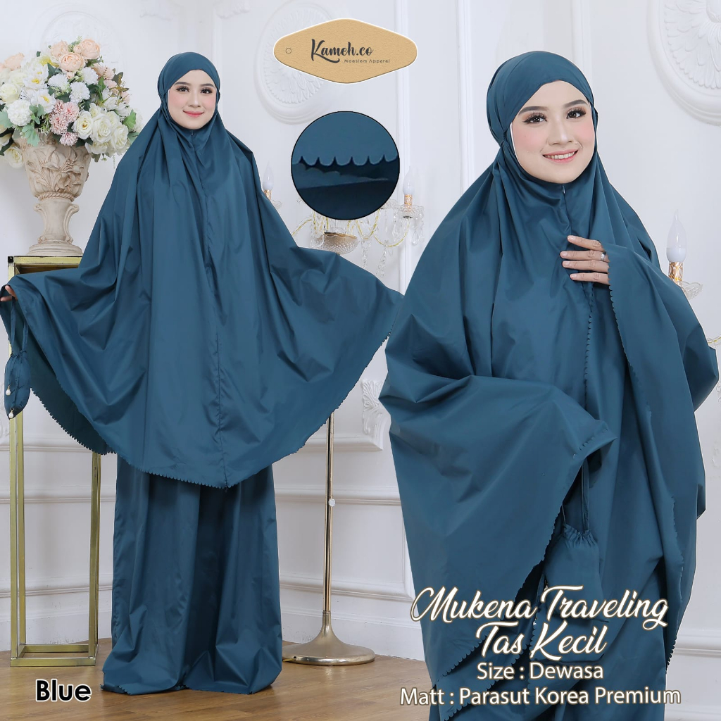 Mukena Traveling Tas Mini Mutiara Terbaru