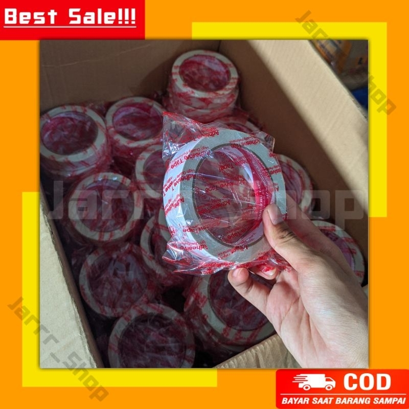 

Double tape semua ukuran 45mm 6mm 12mm 24mm Cuci gudang! Lakban Serbaguna Premium Quality Dijamin Rekat Kuat - SELOTIP/SOLATIP/LEM/LAKBAN MURAH