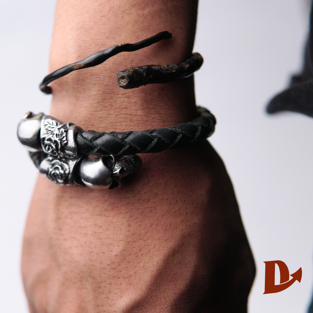 Bracelet Skull Bahar / Gelang Tengkorak