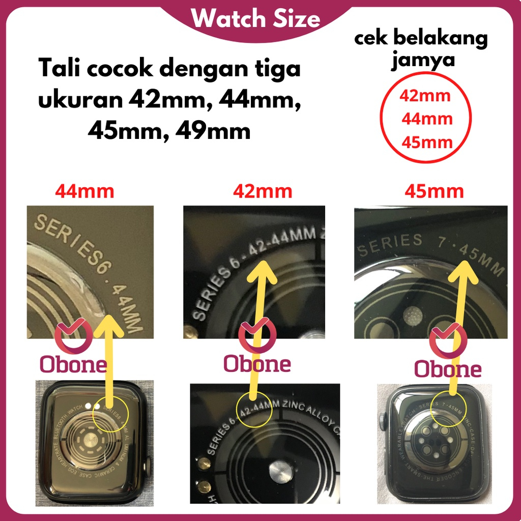 BIG SALE Polos Strap Jam Tangan Smartwatch 1 2 3 4 5 6 7 8 ultra T500 T55 S20 DT7 HW IWO Tali