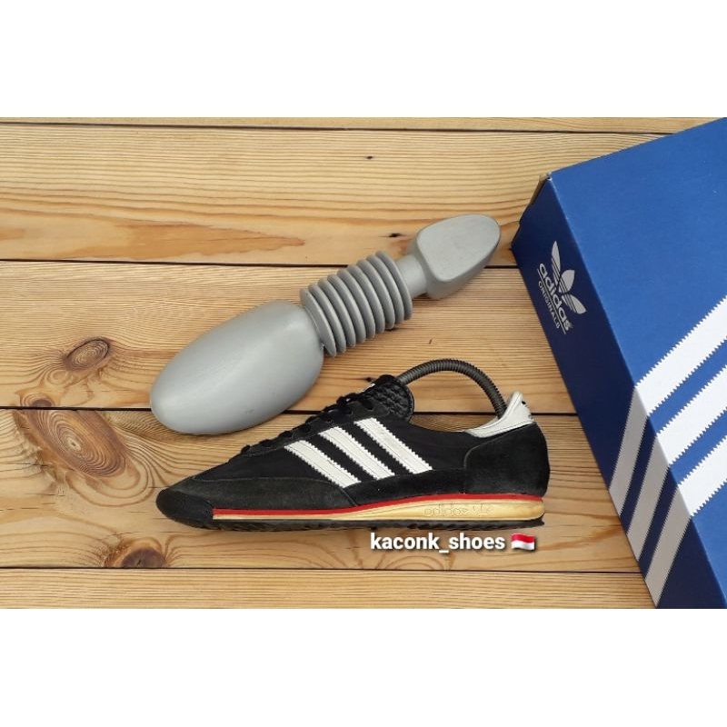 SEPATU CASUAL SNEAKERS ADIDAS SL72 HITAM PUTIH ORIGINAL