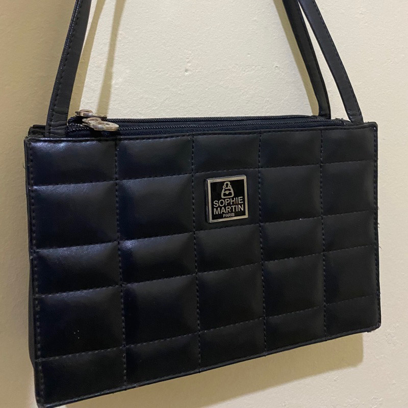 SOPHIE MARTIN PARIS BAG PRELOVED BOLD BAG MURAH SHOULDER BAG BLACK