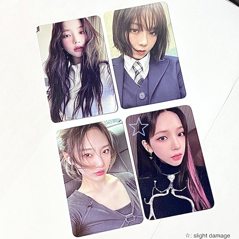 AESPA KARINA WINTER NINGNING OFFICIAL ALBUM PHOTOCARD PC MY WORLD POB