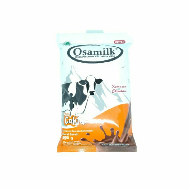 

OSAMILK susu penambah nafsu makan rasa coklat dan vanilla BPOM 500gr