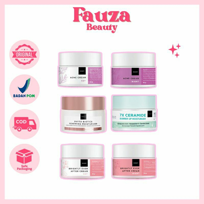 [COD] Scarett Whitening Brightly Ever After Day Night Cream | Scarlett Whitening Acne Day Night Crea