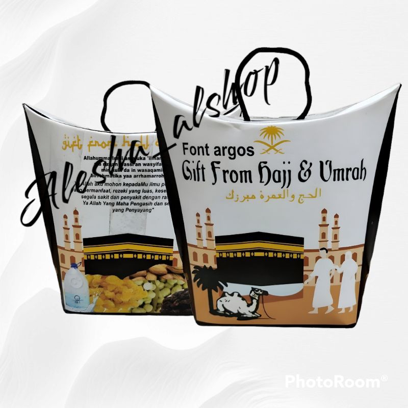 

Dus tali /dus paperbag/dus tenteng Oleh-Oleh Haji dan Umroh isi 50pcs murah
