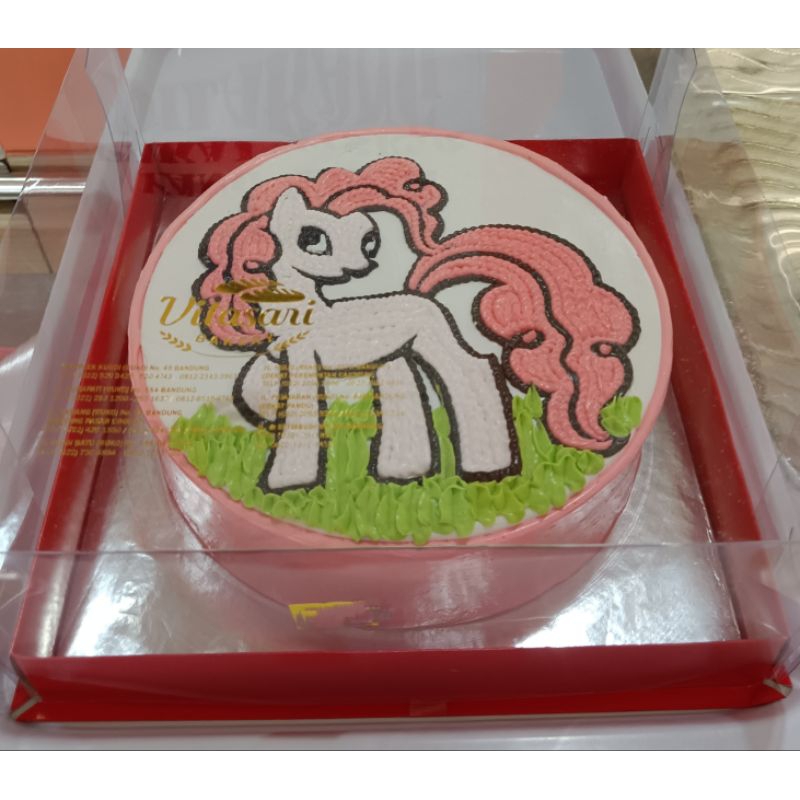 

Kue ulang tahun karakter kuda poni - cake ultah anak my little pony - birthday cake