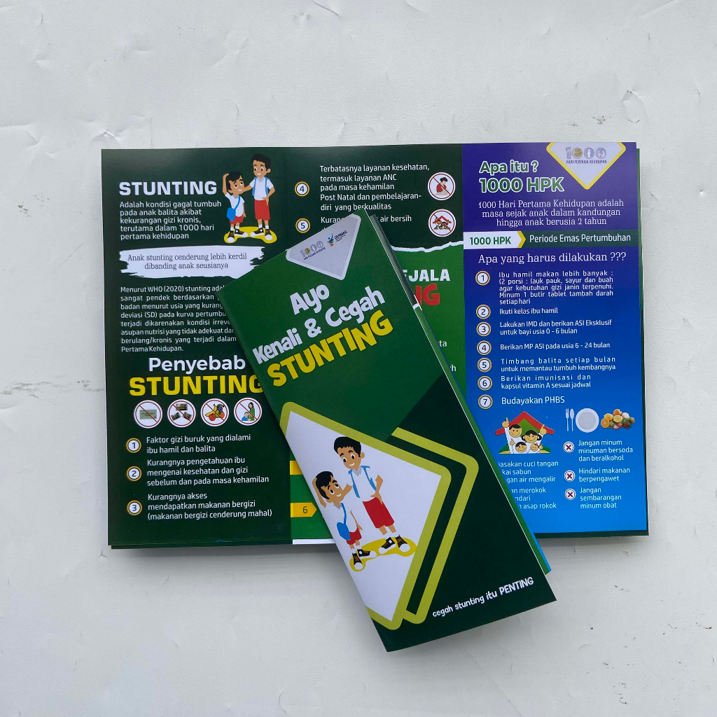 

Leaflet Ayo Kenali Stunting, Brosur Cegah Stunting, Leaflet Stunting